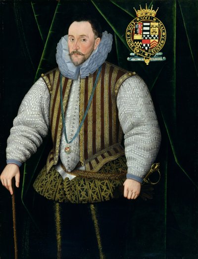Henry Herbert (c.1531-1604) II Conde de Pembroke, c.1590 (óleo sobre lienzo) de English School