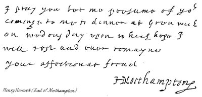 Henry Howard (Conde de Northampton) de English School