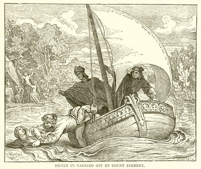 Enrique IV secuestrado por el conde Eckbert de English School
