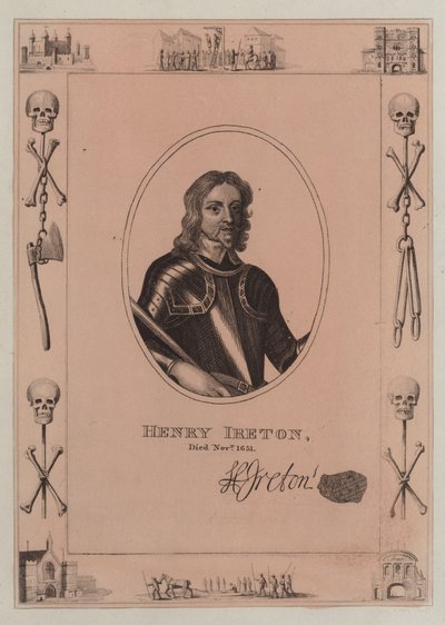Henry Ireton, fallecido en noviembre de 1651 de English School