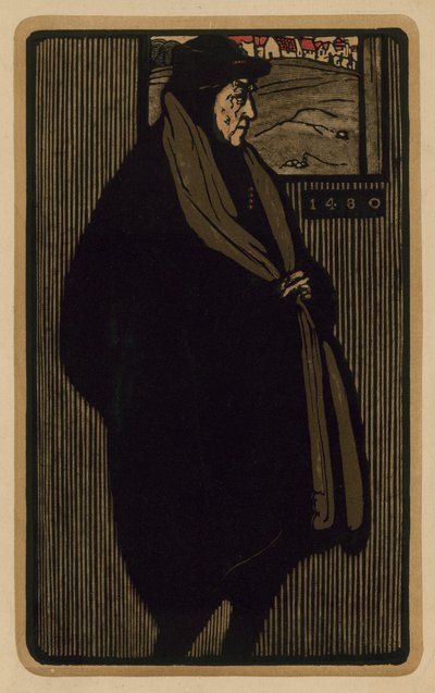 Henry Irving, actor (grabado) de English School