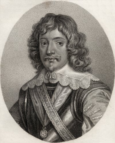Henry Rich, grabado por Geremia, ilustración de 