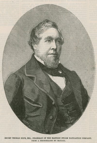 Henry Thomas Hope, presidente de la Eastern Steam Navigation Company de English School