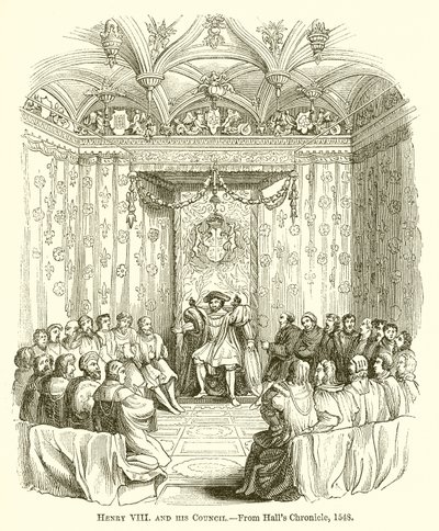 Enrique VIII y su consejo de English School