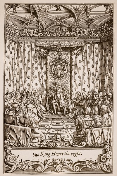 Enrique VIII en el Parlamento de English School
