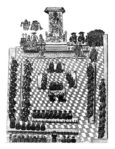 Enrique VIII en el Parlamento de English School