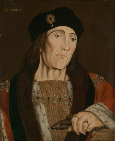 Enrique VII, c.1505 (óleo sobre tabla) de English School