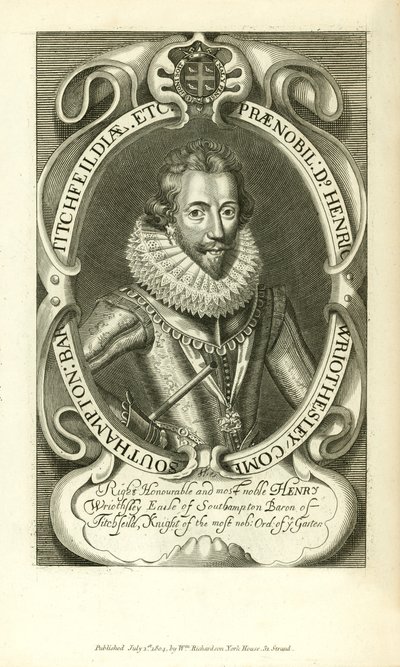 Henry Wriothsley, Conde de Southampton de English School