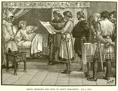 Enrique recibiendo la noticia de la traición de Juan de English School