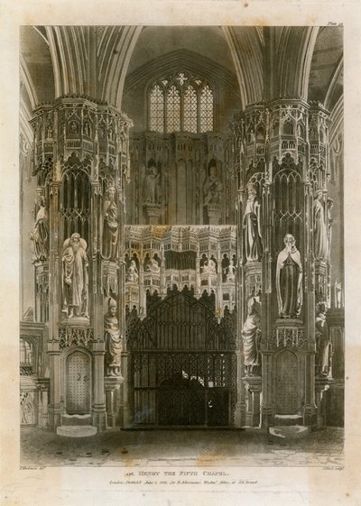 Capilla de Enrique V, Abadía de Westminster de English School