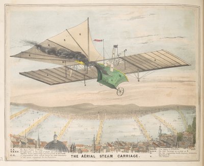 Carro de vapor aéreo de Henson de English School