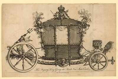 El nuevo coche de estado de Su Majestad el Rey Jorge III de English School