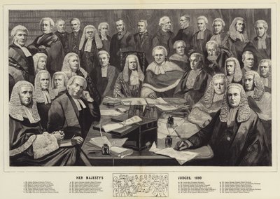 Los jueces de Su Majestad de English School