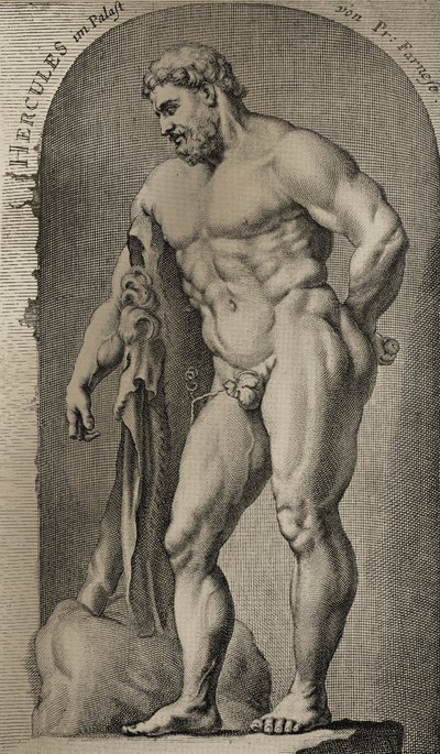 Hércules trayendo las manzanas doradas de las Hespérides de English School