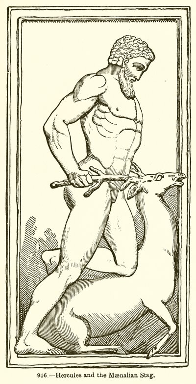 Hércules y el ciervo de Maenalia de English School