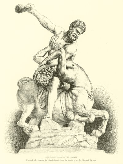 Hércules venciendo al Centauro de English School