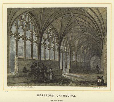 Catedral de Hereford, los claustros de English School