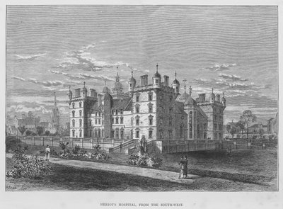 Hospital de Heriot, desde el Suroeste de English School