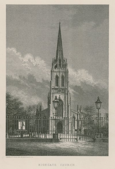 Iglesia de Highgate, Londres de English School