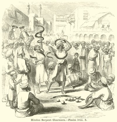 Encantadores de serpientes hindúes de English School