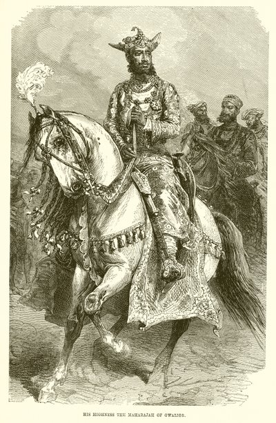 Su Alteza el Maharajá de Gwalior de English School