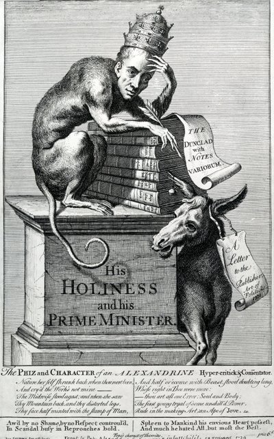 Su Santidad y Su Primer Ministro, 1729 de English School