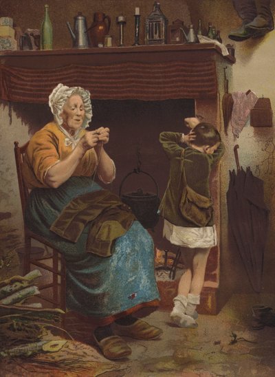 Su única pareja (cromolito) de English School