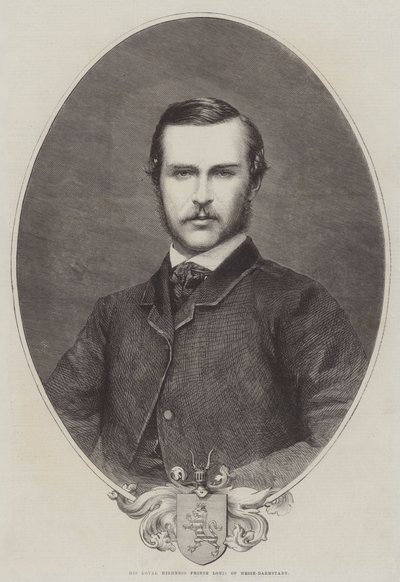 Su alteza real el príncipe Luis de Hesse-Darmstadt de English School