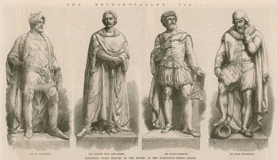 Estatuas de piedra históricas de English School