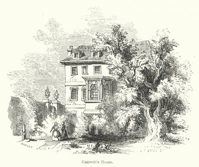 Casa de Hogarth (grabado) de English School