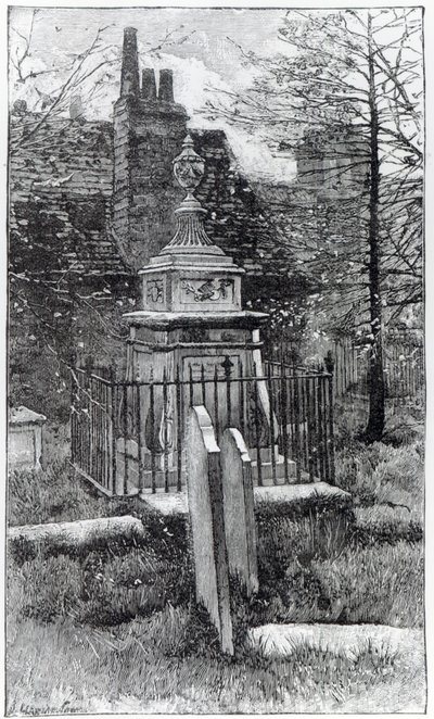 La tumba de Hogarth en el cementerio de Chiswick de English School