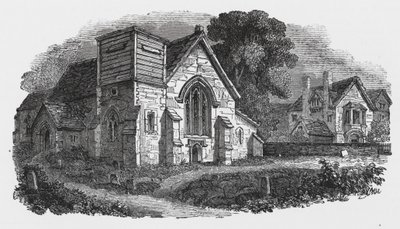 Iglesia de Hogston (grabado) de English School