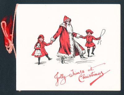 Tomados de la mano con Santa de English School
