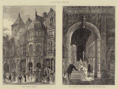 Holland House (grabado) de English School