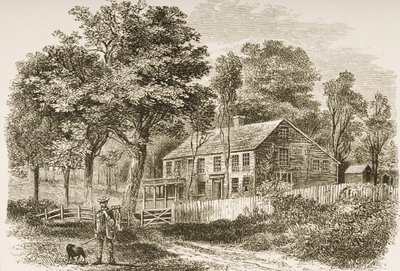 Hogar del historiador, William H. Prescott, Pepperill, cerca de Boston, en c.1870, de 