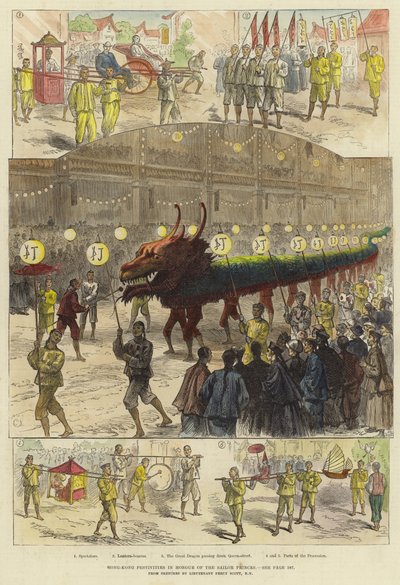 Festividades en Hong Kong en honor a los príncipes marineros de English School