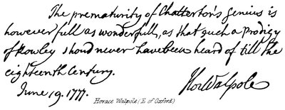 Horace Walpole (Conde de Oxford) de English School