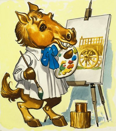 Artista de caballos de English School