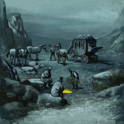 Los caballos se cambiaban durante el viaje de English School