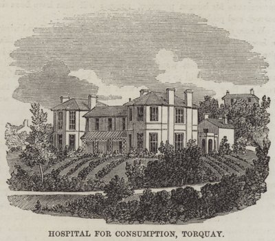 Hospital para el consumo, Torquay (grabado) de English School