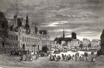 Hotel de Ville, París, 1847 de English School