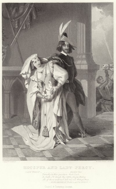 Hotspur y Lady Percy, Enrique IV, Parte I, Acto II, Escena III de English School