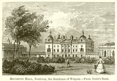 Houghton Hall, Norfolk, la Residencia de Walpole de English School