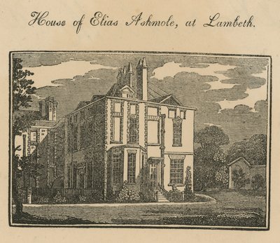 Casa de Elias Ashmole en Lambeth de English School