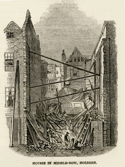 Casas en Middle-Row Holborn de English School