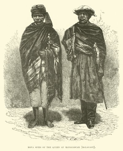 Espías Hova de la Reina de Madagascar, malgache de English School