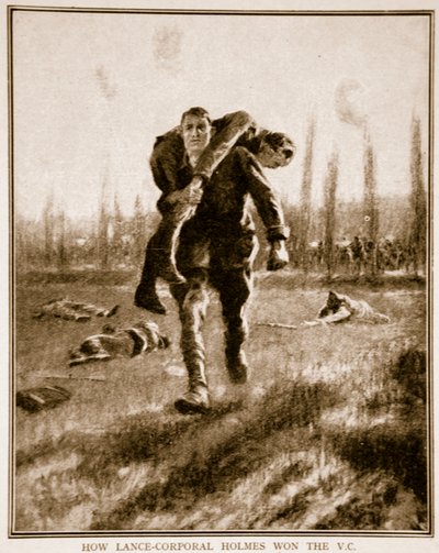 Cómo el cabo Holmes ganó la V.C., 1914-19 de English School