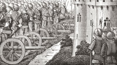 Cómo el Conde de Foix tomó lugares fuertes en Guienne, 1878 de English School