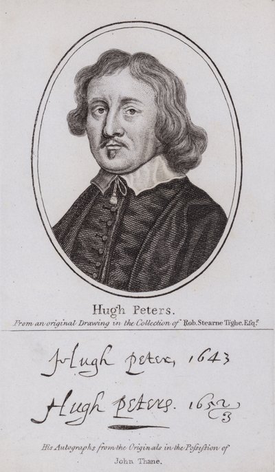 Hugh Peter, ministro puritano inglés, político y soldado parlamentario en la Guerra Civil de English School