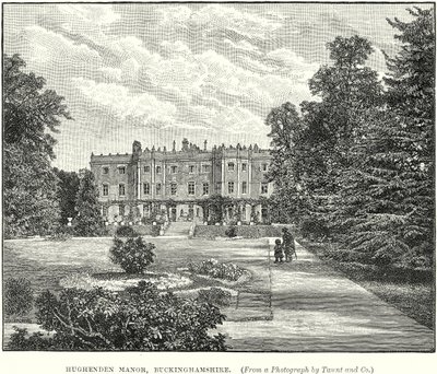 Hughenden Manor, Buckinghamshire (grabado) de English School